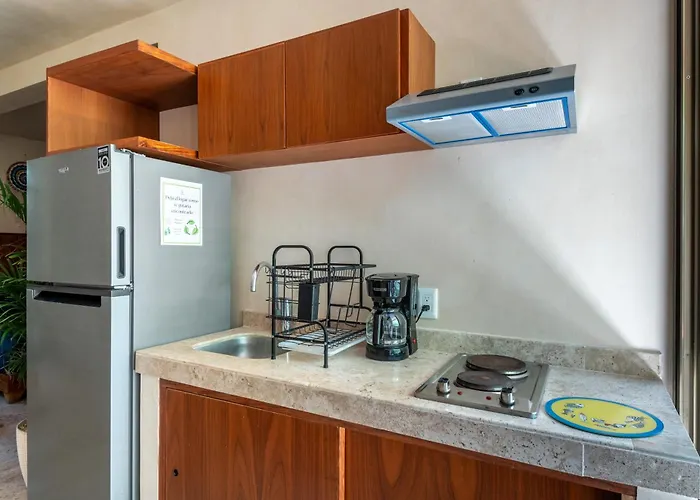 Apartament Family With Kitchenette & Terrace - Santuario Boutique Chemuyil