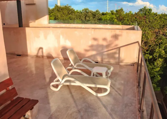 Family With Kitchenette & Terrace - Santuario Boutique Chemuyil